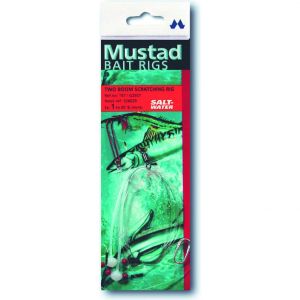 Mustad [T47] Two Boom Scratching Rig med 2 st stl. #1 krokar 1-pack