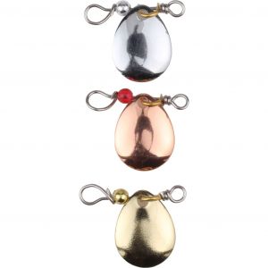 Wiggler Vicke spinner spoons silver/copper/gold 3-pack