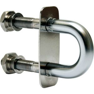 Comstedt bow shackle in stainless steel (class 3) M12 x 122 mm silver