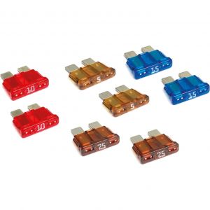 Oceanfle ATC fuses (5A, 7.5A, 10A, 15A) 4x2-pack