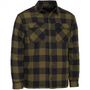 Kinetic Insulated fodrad skjorta olivgrön/svart x-large