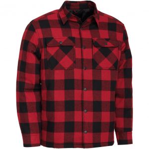 Kinetic Insulated fodrad skjorta röd/svart medium