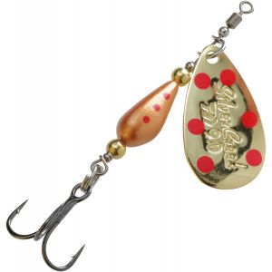 Daiwa Silvercreek spinnare [9 g] #3 gold dots 1-pack