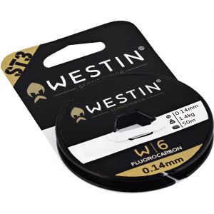 Westin W6 ST5 fluorocarbon tafsmaterial 4.3 kg [0.260 mm x 50 m] clear