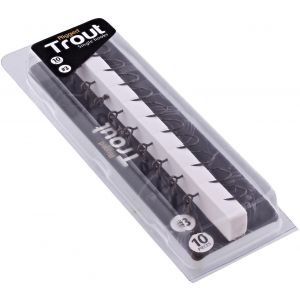 Westin Rigged Trout enkelkrok stl. #3 svart 10-pack