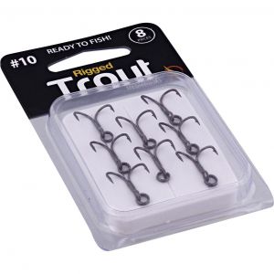 Westin Rigged Trout trekrok stl. #8 svart 8-pack
