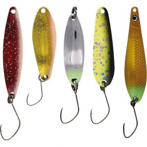 Kinetic Multipack 3 spoon lures [2.5-3.8 g] assorted colors 5-pack