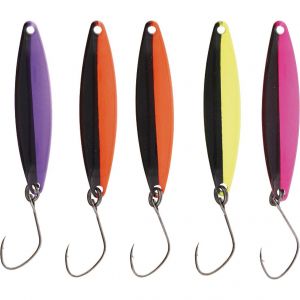 Kinetic Biwa spoon lure [2.5 g] assorted colors 5-pack
