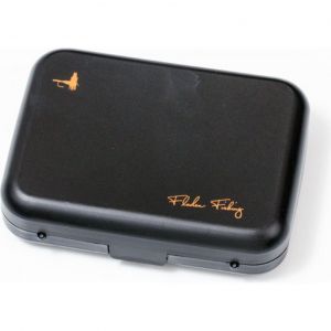 Fladen Fly Box double-sided with slotted foam [12.5 x 9.5 x 3.2 cm] black
