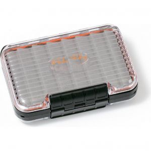 Fladen Fly Box double-sided waterproof [10.8 x 7.8 x 3.2 cm] clear