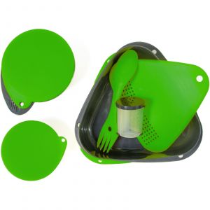 Fladen Triangle lunch box kit green