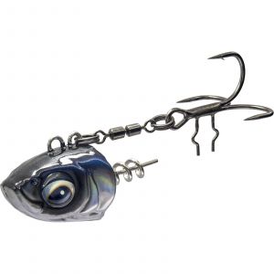 Savage Gear Monster Vertical jiggskalle 40 g med #1 krok white fish 1-pack