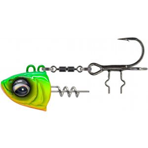 Savage Gear Monster Vertical jiggskalle 40 g med #1 krok chartreuse 1-pack