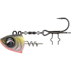 Savage Gear Monster Vertical jiggskalle 60 g med #1/0 krok perch 1-pack