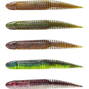 Savage Gear Ned Dragon Tail Slug 7.2 cm [3 g] clear water mix 5-pack