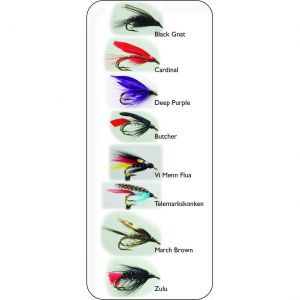 Hurricane Wet Fly Double flugor 8-pack