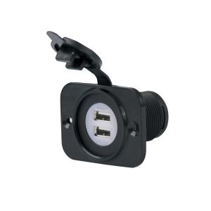 Marinco Sealink 2 x USB-uttag svart