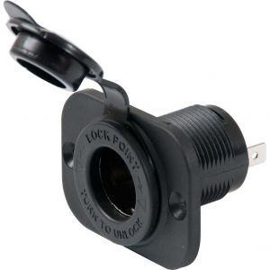 Marinco Sealink Twist-lock 12V cigarette socket black