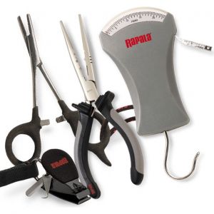 Rapala [RTC-6PFSC] tool set with scale, pliers, and line cutter