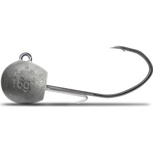 VMC Bullet Jig jiggskalle med #4/0 krok [12 g] grå 3-pack