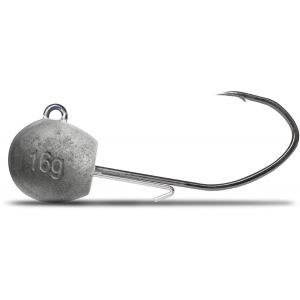 VMC Bullet Jig jiggskalle med #4/0 krok [20 g] grå 2-pack