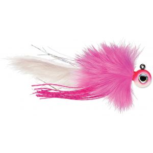 VMC Twitchin Jig jiggskalle med #4/0 krok [21 g] glow angel face uv 1-pack
