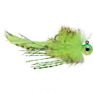 VMC Twitchin Jig jiggskalle med #2/0 krok [10.5 g] glow green machine uv 1-pack