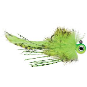 VMC Twitchin Jig jiggskalle med #2/0 krok [10.5 g] glow green machine uv 1-pack