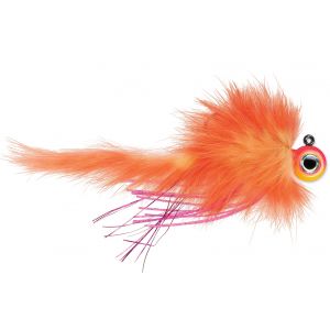 VMC Twitchin Jig jiggskalle med #4/0 krok [14 g] glow shrimp cocktail uv 1-pack