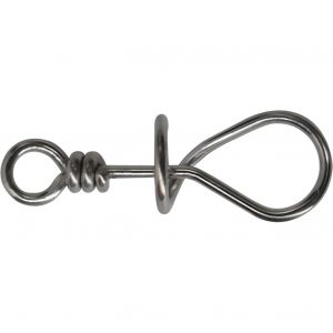 VMC [3546BN] Pig Snap beteslås stl. #1 svart 10-pack