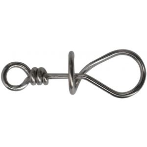 VMC [3546BN] Pig Snap beteslås stl. #1 svart 10-pack