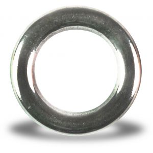 VMC [3563PO] Solid Ring i rostfritt stål stl. #3 silver 10-pack