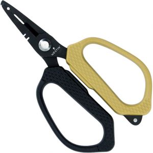 Westin braided line scissors & split ring pliers in stainless steel 12.5 cm