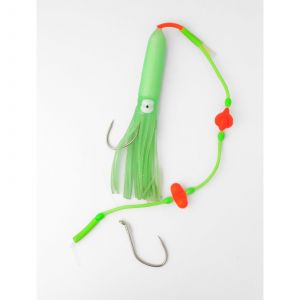 Fladen Ling/Lump & Cod Lumi Octopus häckla med 2 st stl. #8/0 krokar 1-pack