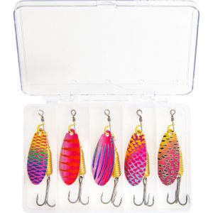 Fladen Rainbow Shineer spinnare 5.5 cm [8 g] flerfärgad 5-pack