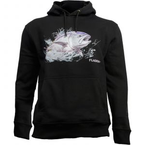Fladen Tuna Hunter huvtröja svart x-large