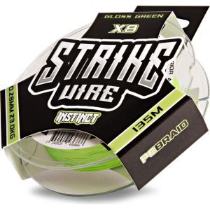 Strike Wire Instinct X8 flätlina gloss green 0.130 mm x 135 m