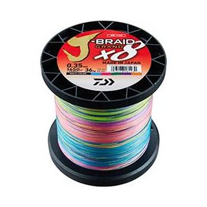 Daiwa J-Braid Grand X8 flätlina multi color 0.420 mm x 500 m