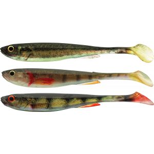 Daiwa Prorex Real Slim Shad Y Live 10.5 cm [8 g] baby zander/gold perch/real perch 4-pack