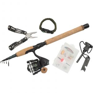 Abu Garcia Diplomat Wilderness Survival Tele haspel-/tillbehörsset 7' 2-10 g inkl. nylonlina