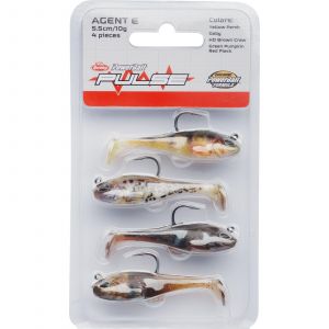 Berkley Pulse Agent E 8 cm [14 g] blandade f&auml;rger 4-pack