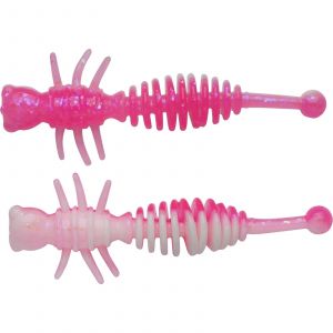 Berkley PowerBait Power Larvae 5.5 cm [3 g] pink/white 10-pack