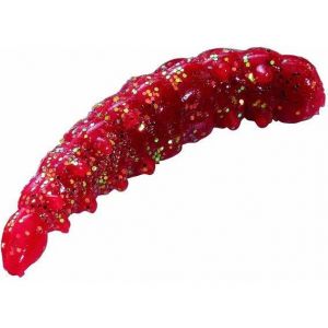 Berkley PowerBait Power Honey Worm 3 cm [2.3 g] (Original) red with scales 55-pack