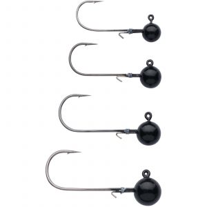 Berkley URBN Tungsten jiggskalle med #1 krok [3 g] svart 3-pack