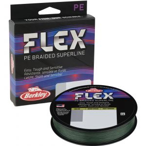 Berkley Flex flätlina moss green 0.120 mm x 275 m