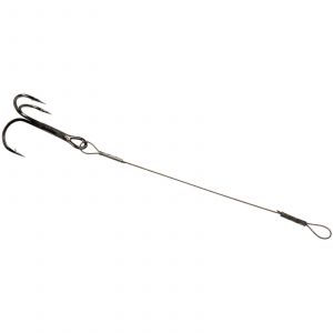 DAM 7X7 Uncoated Stingers med stl. #4 trekrok [8 cm] 2-pack