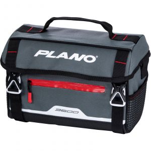Plano Weekend Series Softsider 3600 fiskeväska [28.6 x 15.9 x 21.6 cm] inkl. 2 x 3600 betesaskar grå/röd
