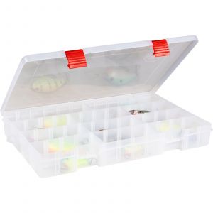 Plano Rustrictor 3700 Standard bait box [35.6 x 22.9 x 4.9 cm] clear