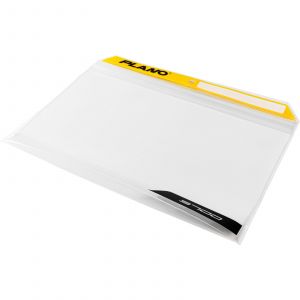 Plano Stowall 3700 vattentäta zip-påse [35.6 x 22.9 x 0.5 cm] klar/gul