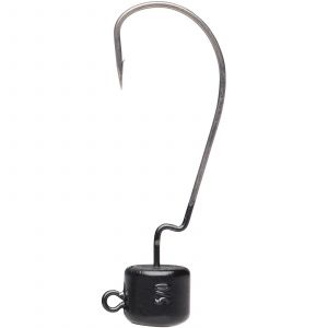 Savage Gear Ned EWG jiggskalle med #1/0 offsetkrok [5 g] mattsvart 3-pack